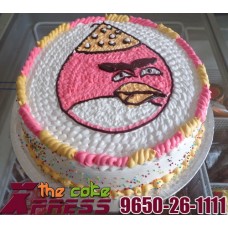 Angry Birds Cartoon Cake