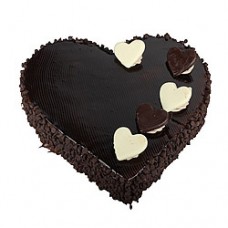 Heart Shape Choco Chip Cake