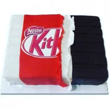 Kit Kat Fondant Cake