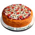 Pizza Theme Fondant Cake