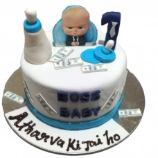 Boss Baby Themed Fondant Cake