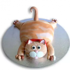 Tabby Cat Designer Fondant Cake