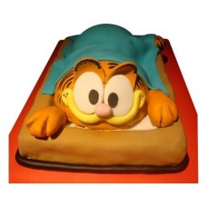 Garfield Cat Designer Fondant Cake