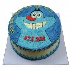 Oggy Cartoon Birthday Cake