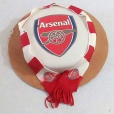 Arsenal Club Themed Cake