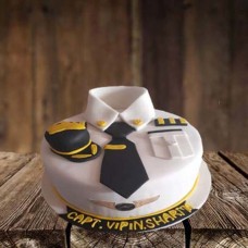 Airline Pilot Dress Customized Cake