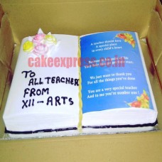 Book Shape Cake