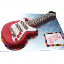 Electric Guitar Designer Fondant Cake