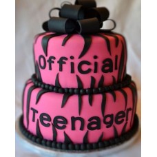 Official Teenager Fondant Cake