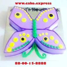 Purple Butterfly Cake