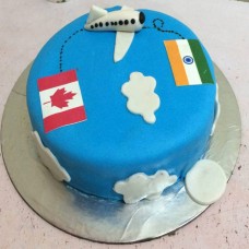 Travel Themed Fondant Cake