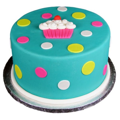Cupcake Theme Fondant Cake Delivery in Greater Noida