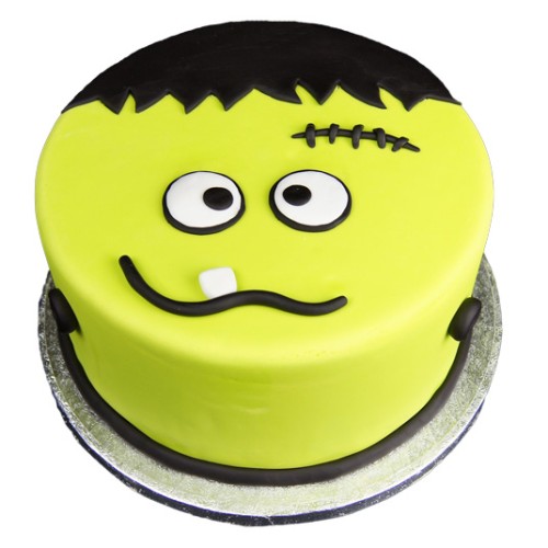 Frankenstein Cartoon Face Fondant Cake Delivery in Greater Noida