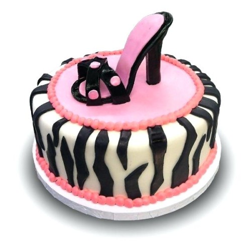 High Heel Theme Fondant Cake Delivery in Greater Noida