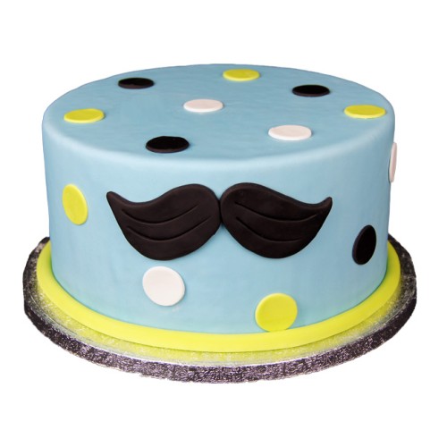 Mustache Theme Cake Delivery in Greater Noida