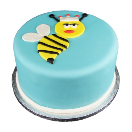 Queen Bee Theme Fondant Cake Delivery in Greater Noida