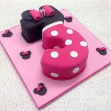 3rd Number Classic Minnie Cake