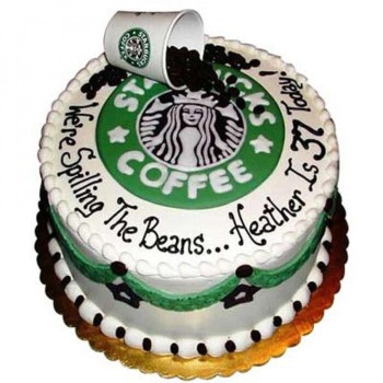 Excess Starbucks Fondant Cake Excess Starbucks Fondant Cake