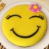 Flower Girl Smiley Fondant Cake