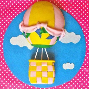 Funky Fondant Balloon Cake Funky Fondant Balloon Cake