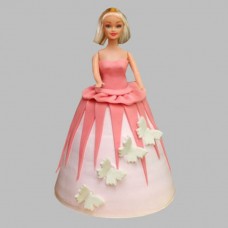 Gorgeous Barbie Fondant Cake