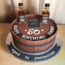 Jack Daniels 50th Birthday Cake