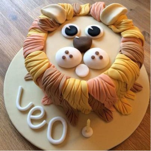 Lion King Fondant Cake Delivery in Greater Noida
