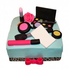 MAC Makeup Fondant Cake