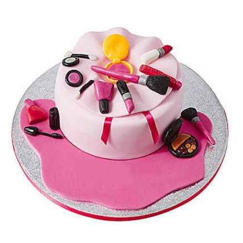 Make Up Bag Fondant Cake Delivery in Greater Noida