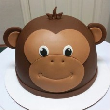 Monkey Customized Fondant Cake