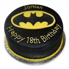 Mouthwatering Batman Fondant Cake