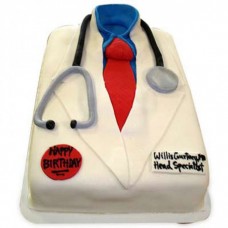 Mushy Doctor Fondant Cake