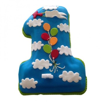One Number Fun Loving Fondant Cake One Number Fun Loving Fondant Cake