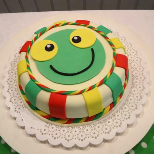 Pepe Frog Fondant Cake Delivery in Greater Noida