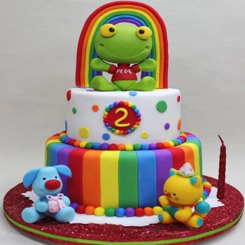 Pepe Frog Theme Customized Cake