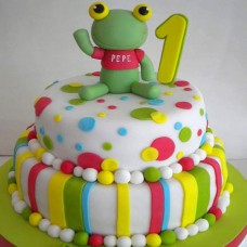 Pepe The Frog Theme Birthday Cake