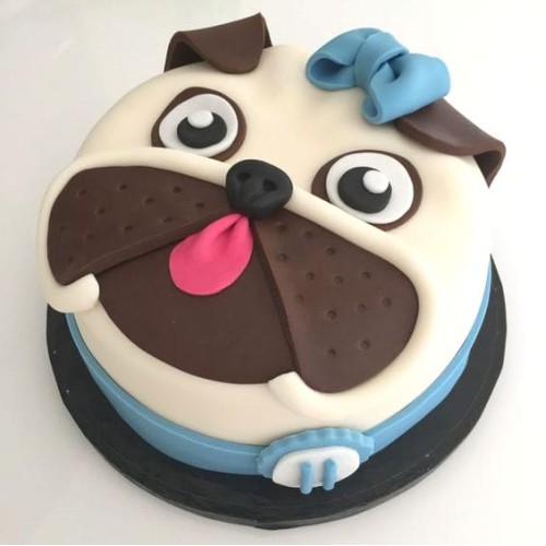 Pug Puppy Dog Theme Cake Delivery in Greater Noida