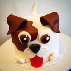 Puppy Customized Fondant Cake