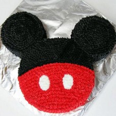 Red & Black Mickey Mouse Cake