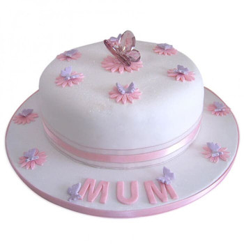 Simple And Sweet Love Mom Cake