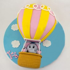 Up In The Sky Balloon Fondant Cake