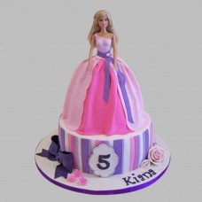 Wishful Barbie Fondant Cake