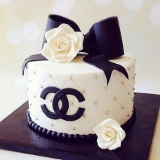Chanel Theme Fondant Cake