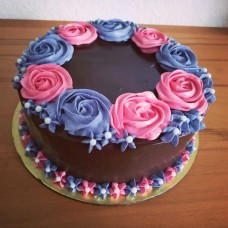 Chocolate Flower Royal Cake