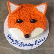 Fox Face Cream Cake