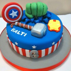 Marvel Avengers Designer Cake