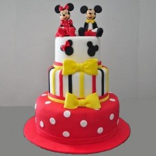 Minnie & Mickey Mouse 2 Tier Cake