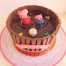 Peppa Pig in Mud Cake
