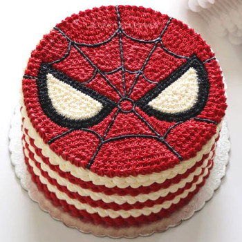 Spiderman Cream Cake