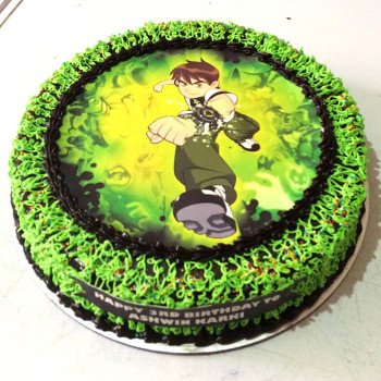 Ben 10 Cartoon Cake